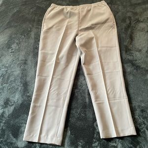 Sage Green High Waisted Elastic Pants Size 14